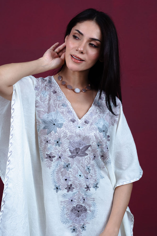 Ivory Lavender Dream Kaftan