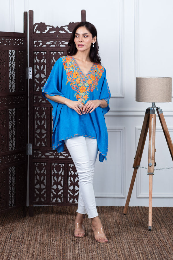 Sapphire Aari Kaftan Top