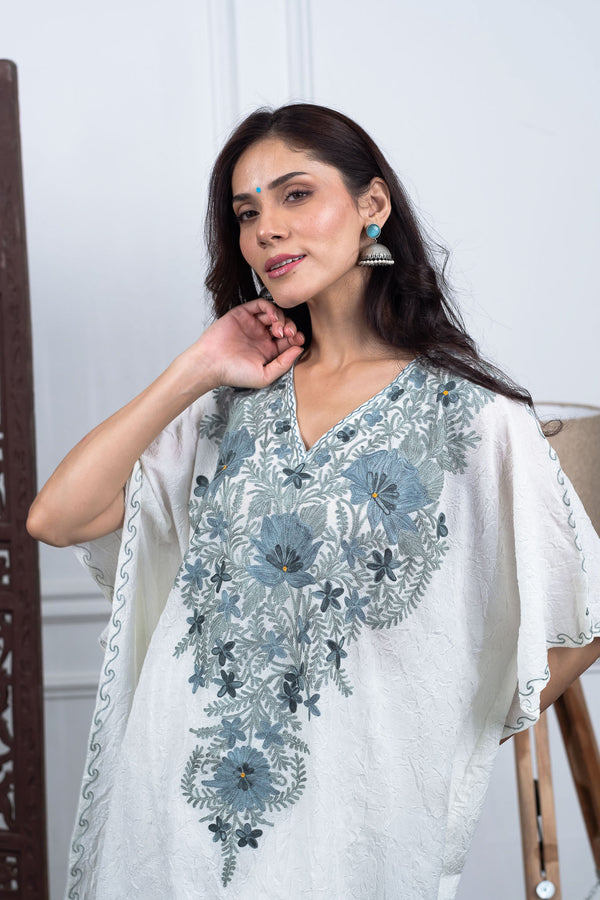 Ivory Skyline Kaftan