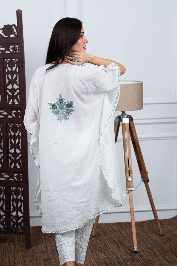 Ivory Skyline Kaftan