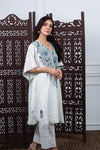 Ivory Skyline Kaftan