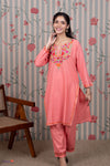 Coral Blush Kurta Set