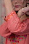 Coral Blush Kurta Set