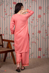 Coral Blush Kurta Set