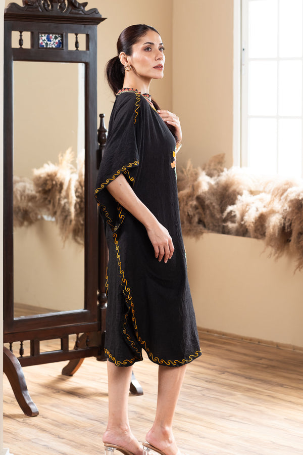 Raat Kali Collar Kaftan