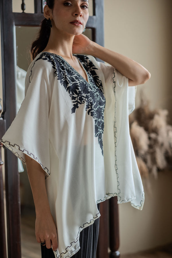 Moonlight Aari Kaftan Top