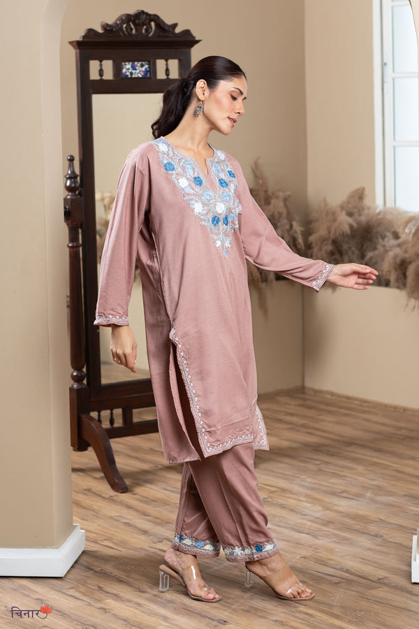 Dusty Rose Kurta Set