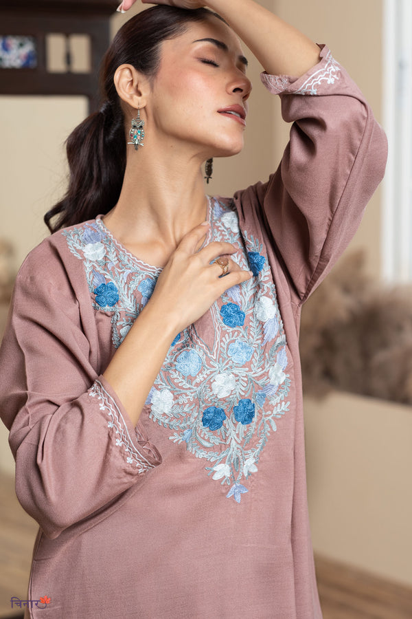 Dusty Rose Kurta Set