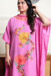 Gulabi Collar Kaftan