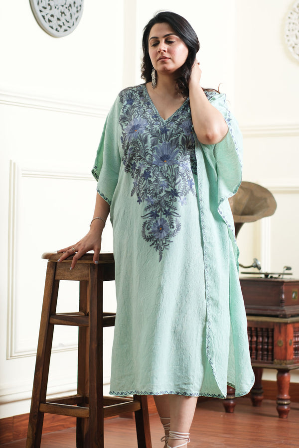 Minty Wave Kaftan