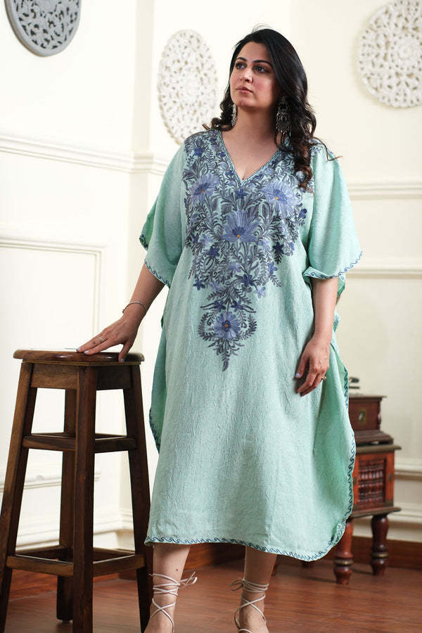 Minty Wave Kaftan