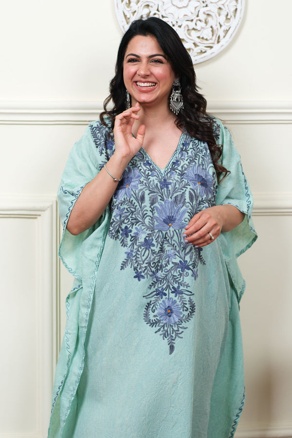Minty Wave Kaftan