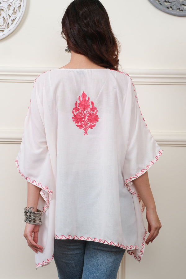 Ivory Rose Kaftan Top