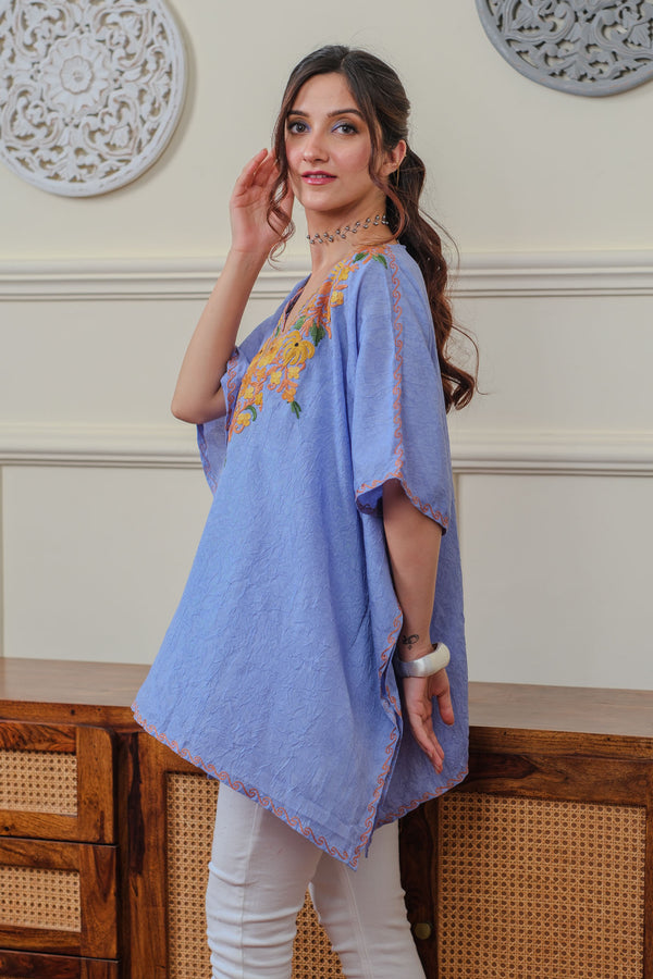 Powdered Spring Kaftan Top