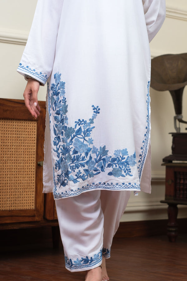 White Orchid Kurta Set
