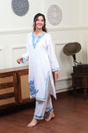 White Orchid Kurta Set