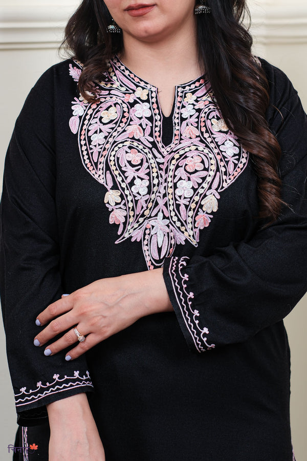 Night Rose Kurta Set