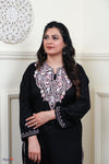 Night Rose Kurta Set