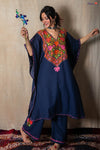 Navy Blue Kaftan Co-ord Set