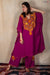 Kashmiri Plum Kaftan Co-ord Set