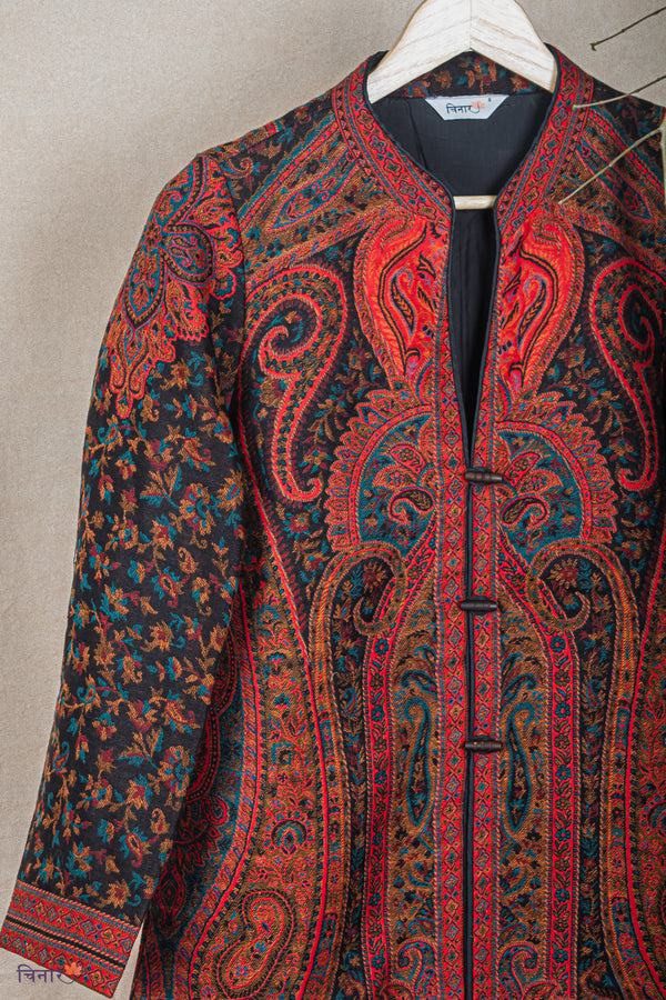 Black Scarlet Royale Coat