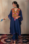 Navy Blue Kaftan Co-ord Set