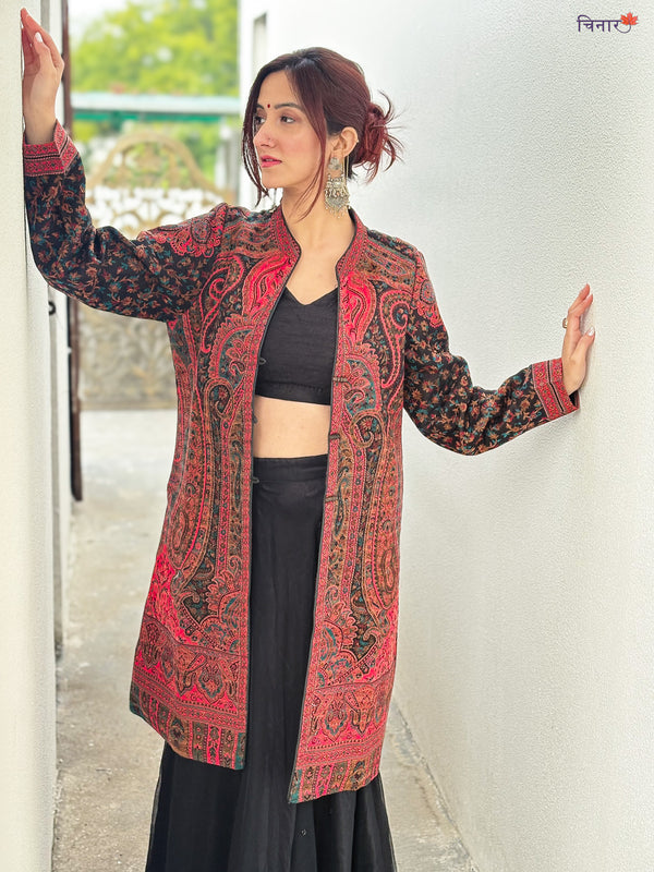 Black Scarlet Royale Coat