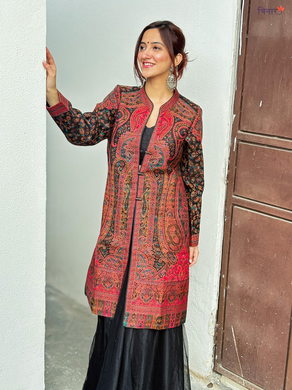 Black Scarlet Royale Coat