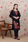 Gulposh Midnight Queen Kashmiri Cotton Kurta Set