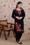 Gulposh Midnight Queen Kashmiri Cotton Kurta Set