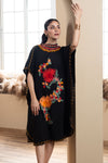 Dilbaro Raat Kali Crushed Collar Kaftan