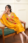 Golden Garden Aari Crushed Cotton Kaftan