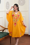 Golden Garden Aari Crushed Cotton Kaftan