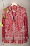 Ruby Red Kani Wool Blazer