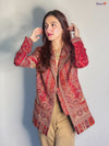 Ruby Red Kani Wool Blazer